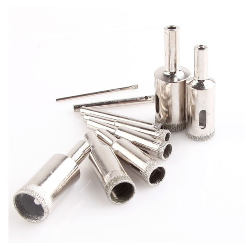 15Pcs Marble Hole Opener Stainless Steel Incisive Marble Drill Bits