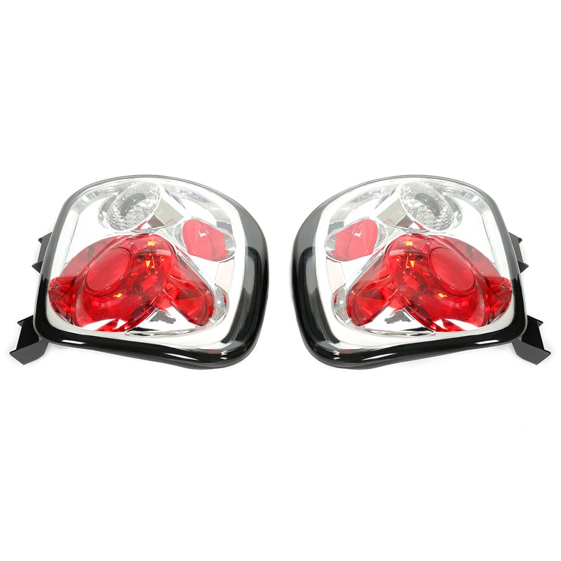 HECASA Tail Light Brake Lamps Compatible with 1999-2004 Chevy Silverado