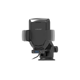 Kashimura Wireless Charging Holder with FM Transmitter, Suction Cup Mount, Model Number: KW-48