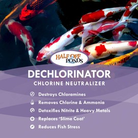 HALF OFF PONDS Water Treatments Dechlorinator - Chlorine Neutralizer 1 Gal. Bottle - H2OP-DC001GL