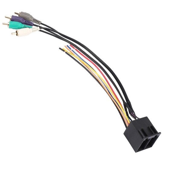 MUEYTE 70-1786 Car Stereo Radio Wiring Harness Amplifier Integration Wire