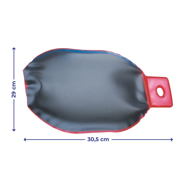 WENKO 7116500 Moorwärmflasche Exquisit - Moorgel, suede, 25.5 x 2.5