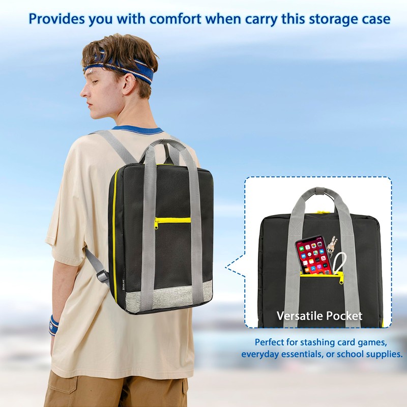 KISLANE Monster Trucks Storage Backpack - Versatile Carrying Case With