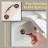 Brosay 4 Pcs Antique Drop Bail Drawer Pulls Shabby Chic