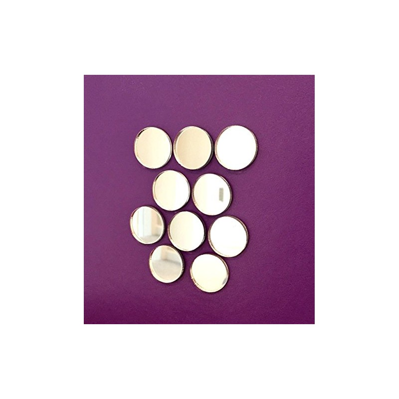 Frameless Round Mirrors Complete Kit Pack of 10 (5cm) January