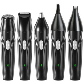 5 in 1 Electric Shaver Nose Ear Hair Trimmer USB Rechargeable Beard Trimmer Shaver Eyebrow Hair Remover Beard Hair Clipper Cut
