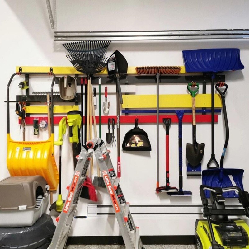 Locawaya 8 Pack 6.7" Garage Hooks, Heavy Duty Ladder Hooks,