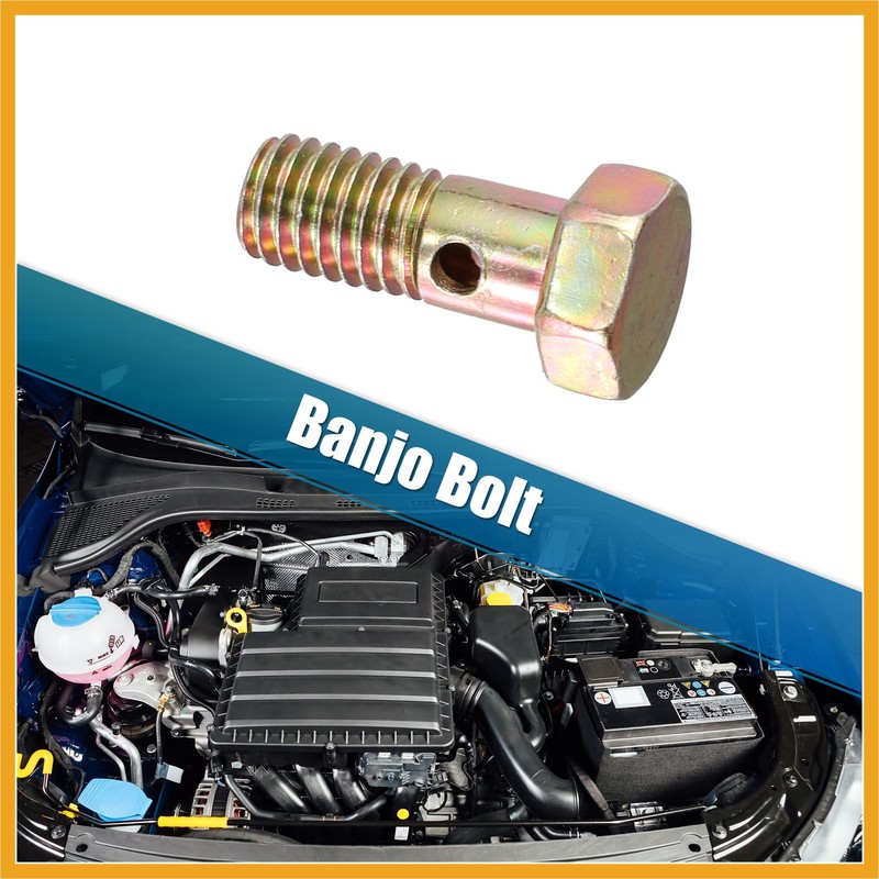 Partuto 2 Set Banjo Bolt Brake Fitting Adapter M8x1 Thread