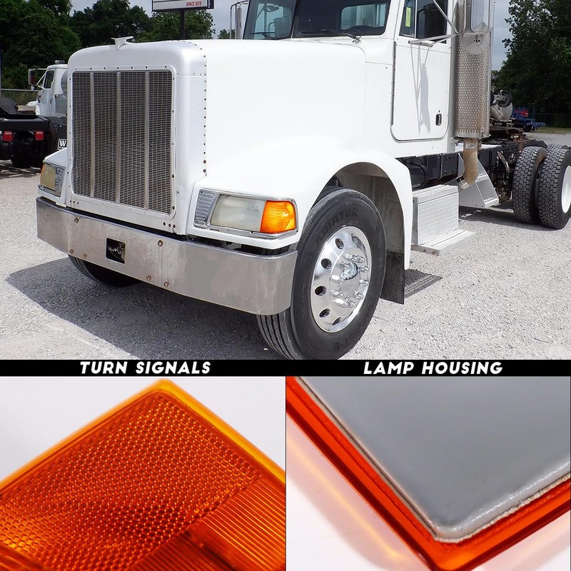 Hpdmauto Corner Light fit for Peterbilt 385/377 Trucks Turn Signal