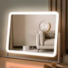 HIEEY Vanity Mirror with Lights, Lighted Makeup Mirror, Three Color