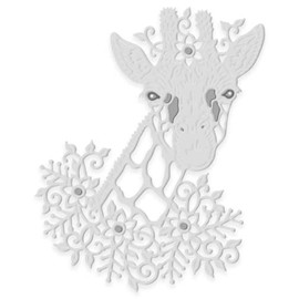 Floral Giraffe- Sweet Dixie Cutting Die for Scrapbooking, cardmaking NAD papercrafts Designed by Sue Dix