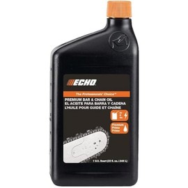 Echo Products 6459012 Power Chainsaw Bar and Chain Oil Equipment Lubricant for Professional Home Use, High-Performance Lubricating Formula Minimizing Resin Build-Up 32 fl oz (1 quart - 1 Pack)