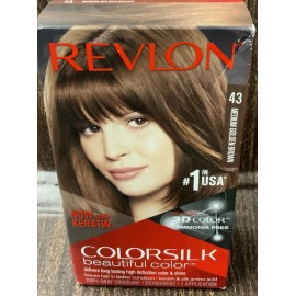 Revlon Colorsilk Permanent Hair Dye 43 Medium Golden Brown