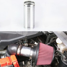 AotoKoop Universal OD 2.25" (57mm) Aluminum Intake Piping Adapter Length 4.72" (120mm) Joiner Pipe Connector