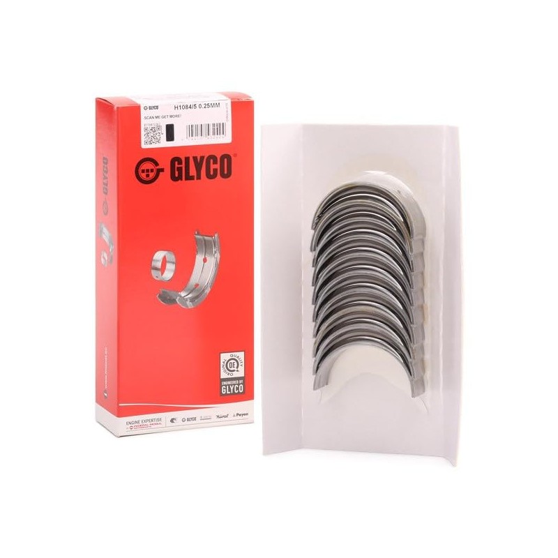 Glyco H1084/5 0.25mm Main Bearings, crankshaft