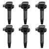 Ignition Coil Packs for Ford Edge Explorer F150 Flex MKS MKZ MKT 3.5 3.7 V6, for Lincoln for Mazda 6 CX-9 2007 2008 2009 2010 2011 2012 2013 2014 2015 2016 3.7L 3.5L, UF553 5C1652 DG520, Pack of 6
