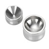 2PCS Bone Meal Cup Stainless Steel Mixing Bowl High Temperature