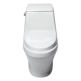 EAGO R-133SEAT Replacement Soft Closing Toilet Seat for TB133 , White