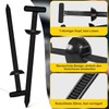 Niuny Universal Cable Ties Buckle, Pack of 100, Nylon Cable