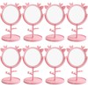Super Ubelle 8 Pcs Deer Ear Vanity Mirror for Girls