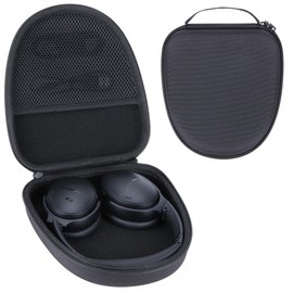 RIYADAone Hard Case Replacement for Bose QuietComfort QC Ultra QC45 QC35 QC25 QC15 QCSE Noise Cancelling Headphones (Black Case)