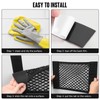 TOBWOLF 2PCS 25x80cm / 9.8x31.5in Mesh Storage Pocket Bag with