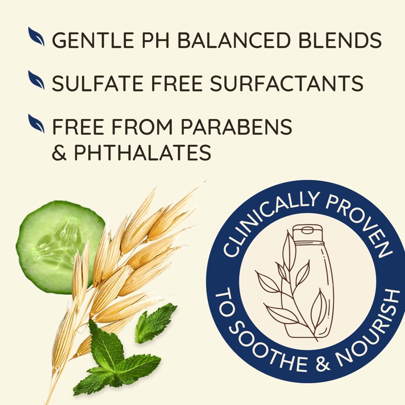 Aveeno, Fresh Greens Blend Sulfate-Free Shampoo with Rosemary, Peppermint &