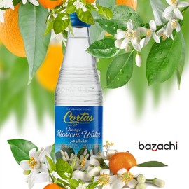 CORTAS Orange Blossom Water – 100% Pure & Natural Floral Essence for Culinary and Beauty Use (2 x 300ml, Orange Blossom)