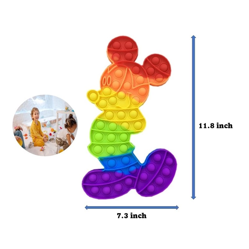 Azsure Lifestyle Large Sensory Silicon Pressure Relieve Pop It Fidget