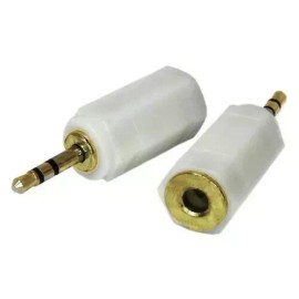 Topzone 2.5mm Male to 3.5mm Female +3.5mm Male to 2.5mm Female Headphone Adapter