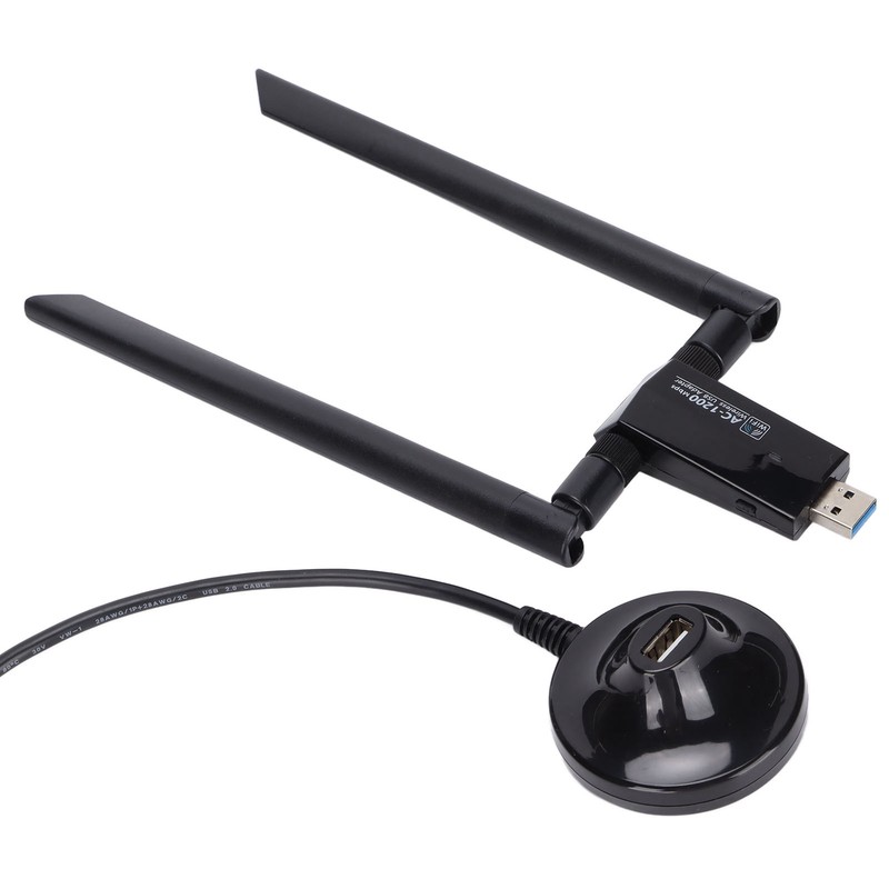 Wireless Network Card 1200Mbps Long Range Dual Band Wireless USB