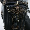 Women Motorcycle Bag PU Leather Steampunk Retro Shoulder Crossbody Bag