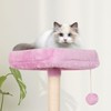 MIAO PAW Pink Cute Cat Tree for Indoor Cat Tower