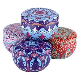 ieron 4-teiliges Duftkerzen-Geschenkset, Zitrone, Vanille, Lavendel, natürliches Sojawachs für Aromatherapie-Massage, Stressabbau, Yoga