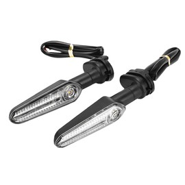 TOTMOX Motorcycle LED Turn Signal Front and Rear Mount, Clear Lens Amber Light Compatible with Yamaha FZ16 FZ-S FZ-25 FZ-03 FZ-6N FZ-6R FZ-07 FZ-8 FZ-09 FZ-1 N FZ1 Fazer FZ-10