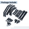 MORLORDY RC Carbon Fiber Frame Rails Set Chassis Rails Kit