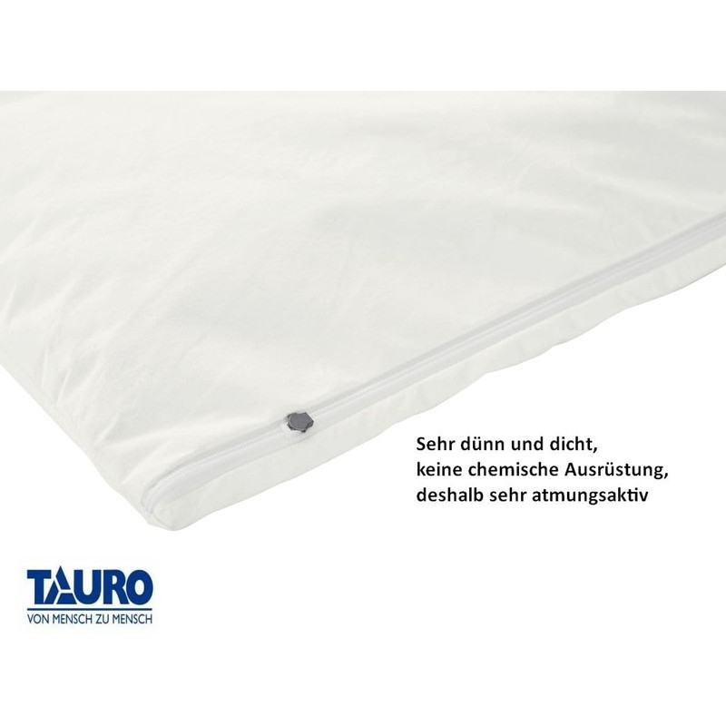 Tauro cushion cover, intermediate cover, encasing mite faeces, TÜV-certified.
