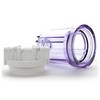 Hydronix HF3-5CLWH12, 5" Clear Housing with White Rib Cap For