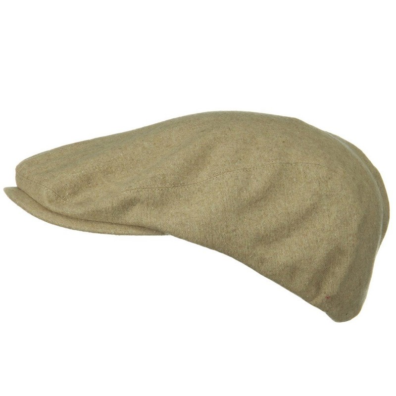 e4Hats.com Big Size Elastic Wool Ivy Cap - Camel OSFM