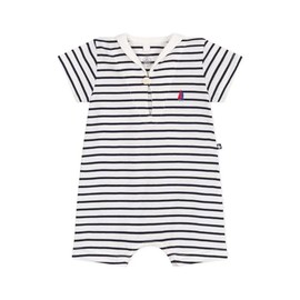 Petit Bateau Unisex Baby Combicourt, white/blue