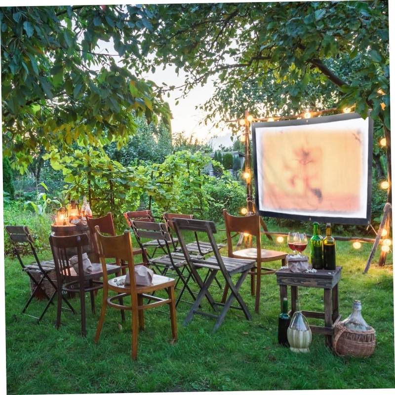 LABRIMP Projector Screen Portable Projector High Definition Made of Material