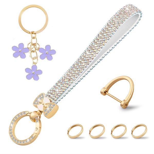 Wristlet Keychain for Women Wristlet Keychain Wrist Lanyard for Keys,