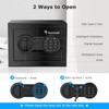 Bonsaii Safe Box with Electronic Keypad, Steel Security Lock Box