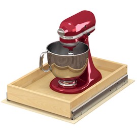 ALINE FURNITURE Pull Out Drawers for Cabinets Birch Wood, 14" W X 21" D Soft Close Slide Out Shelves for Kitchen Cabinets, Pullout Drawer for Pantry Cabinet Organizer