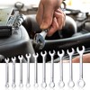 FdcLixuvol Mini Adjustable Combination Wrench Set, 10 Pieces 4-11mm Carbon