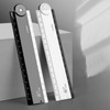 12 Inch Folding Ruler, 2 Pack Acrylic Folding Ruler Angle