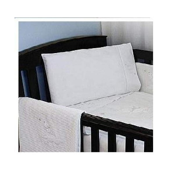 Cot Bed Pillow Case 100% Cotton White