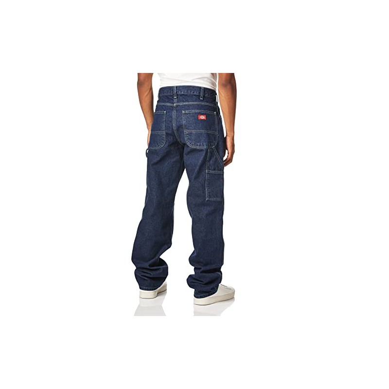 Dickies mens Relaxed Fit Carpenter jeans, Indigo Blue, 40W x