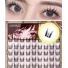 Ainubio Partial False Eyelashes, Large Capacity, Natural Point Fit Eyelash