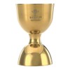 Barfly M37098GD Heavy-Duty Straight Rim Bell Jigger, 25 ml x
